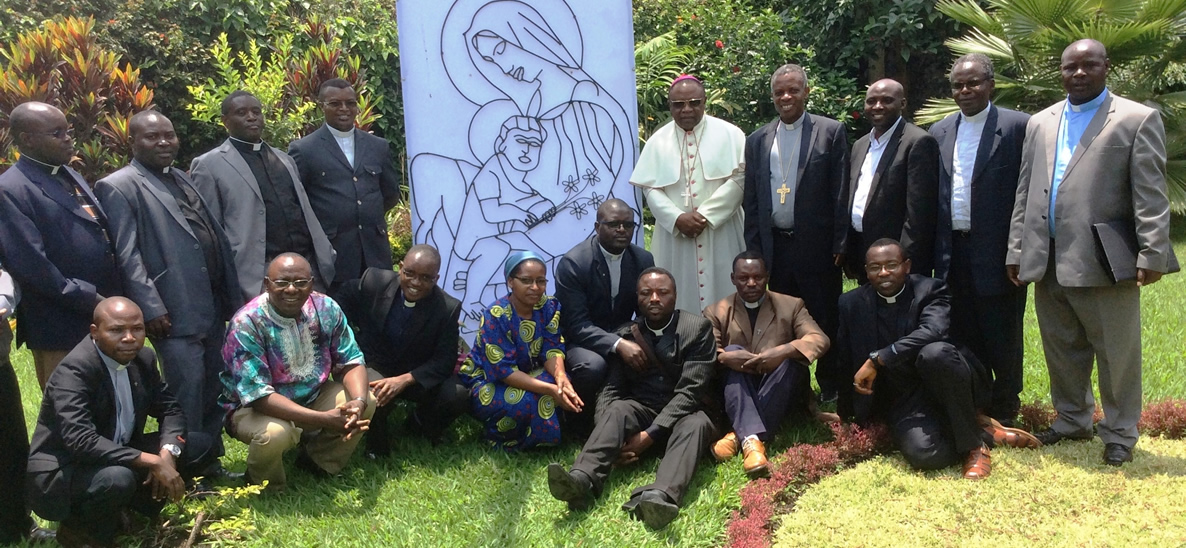 Les prêtres du doyenné de Ruhengeri en visite au diocèse de Goma